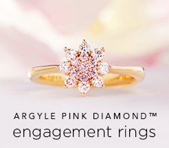 Argyle Pink diamond engagement rings