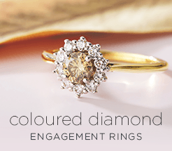 Coloured diamond engagement rings | Engagement rings online
